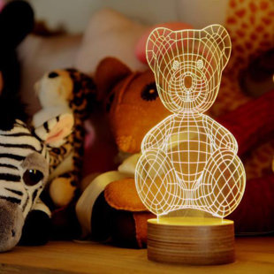 teddy bear lamp nursery