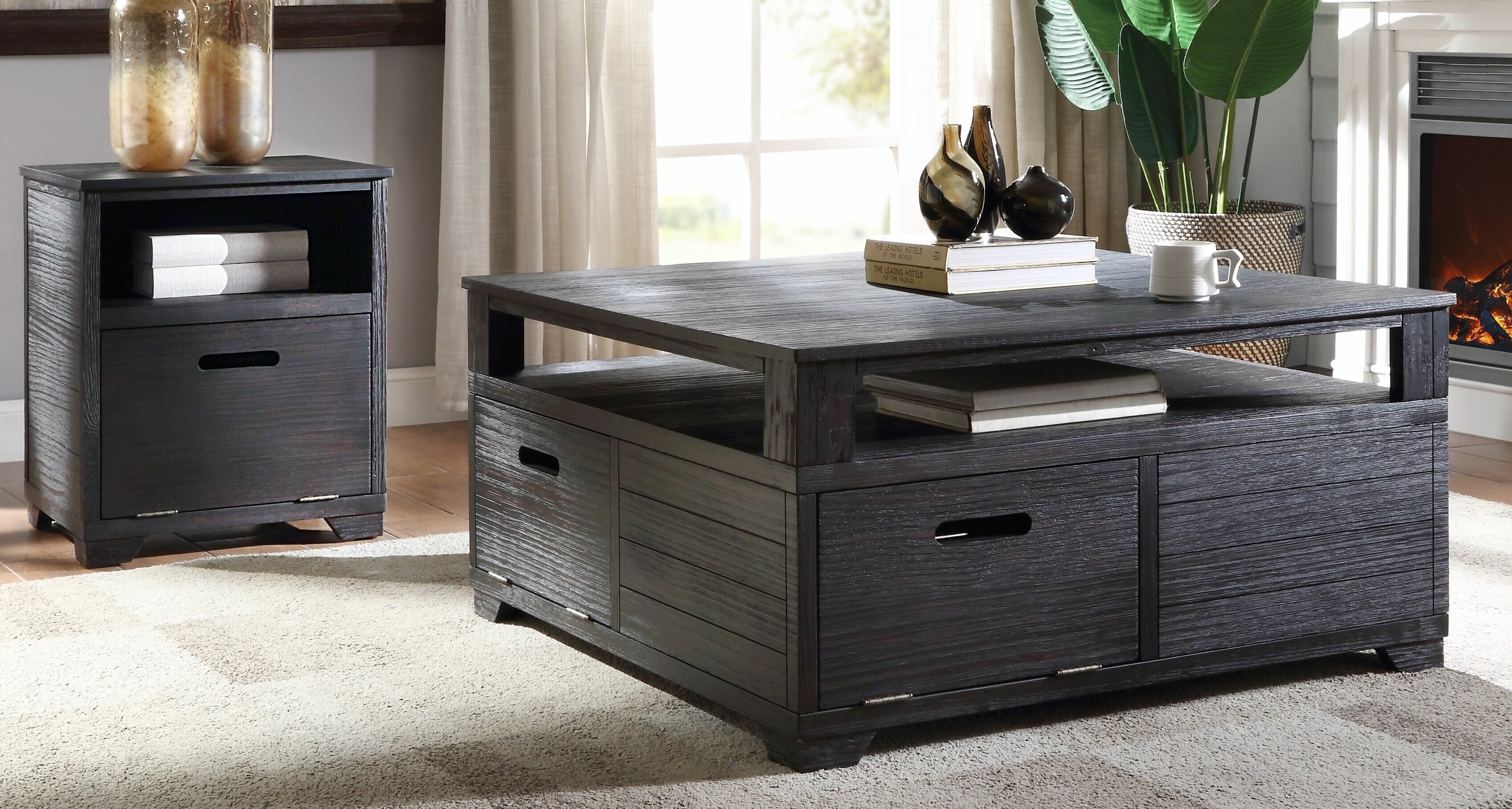 coffee tables with storage drawers