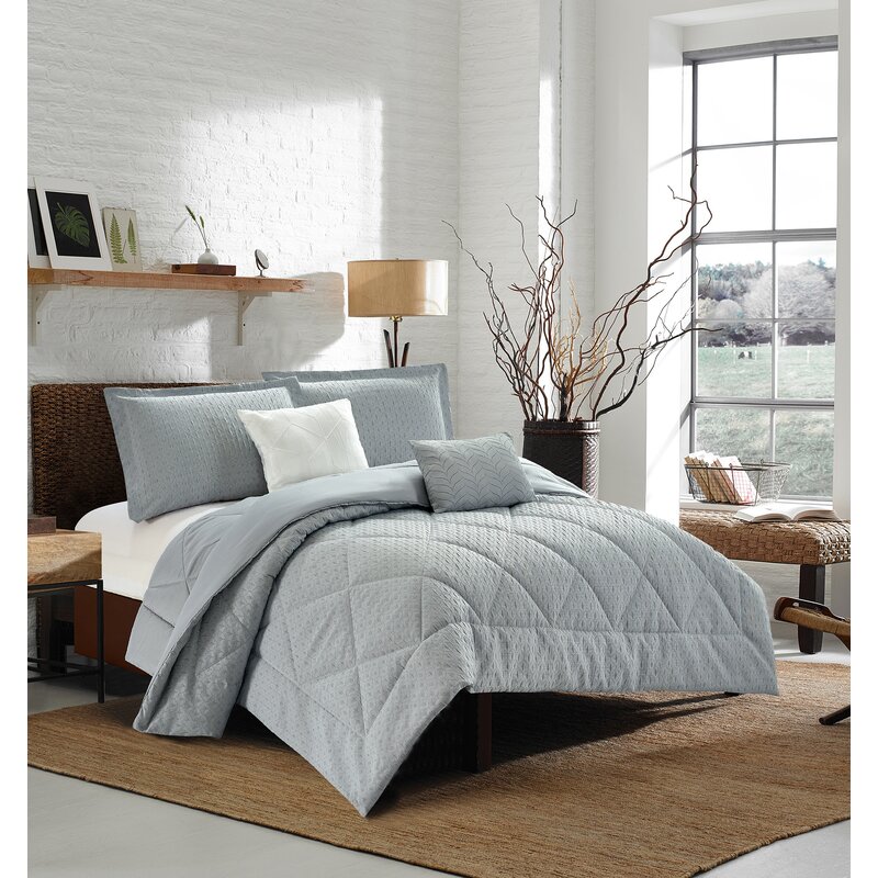 Latitude Run® Amelia 5Pc Queen Jacquard Comforter Set | Wayfair.ca