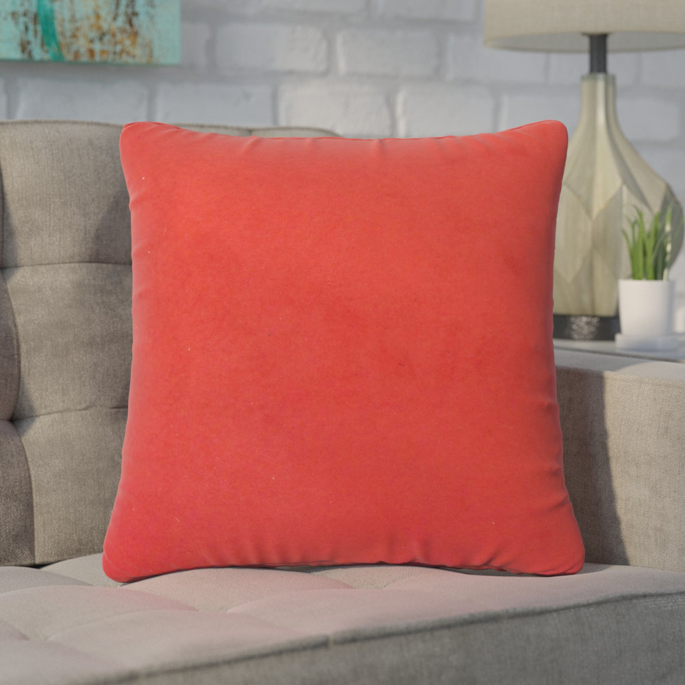 Brayden Studio Carballo Solid Throw Pillow Wayfair Ca