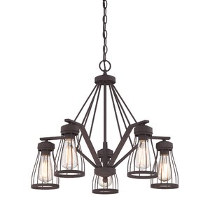 Greenside 5-Light Shaded Chandelier