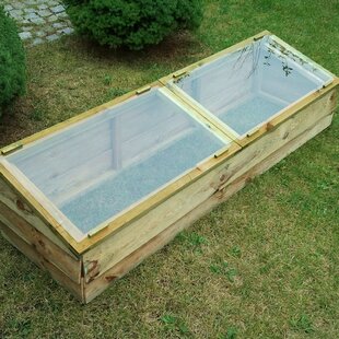 Deerfield 1.7m W X 0.5m D Cold Frame Greenhouse By Sol 72 Outdoor