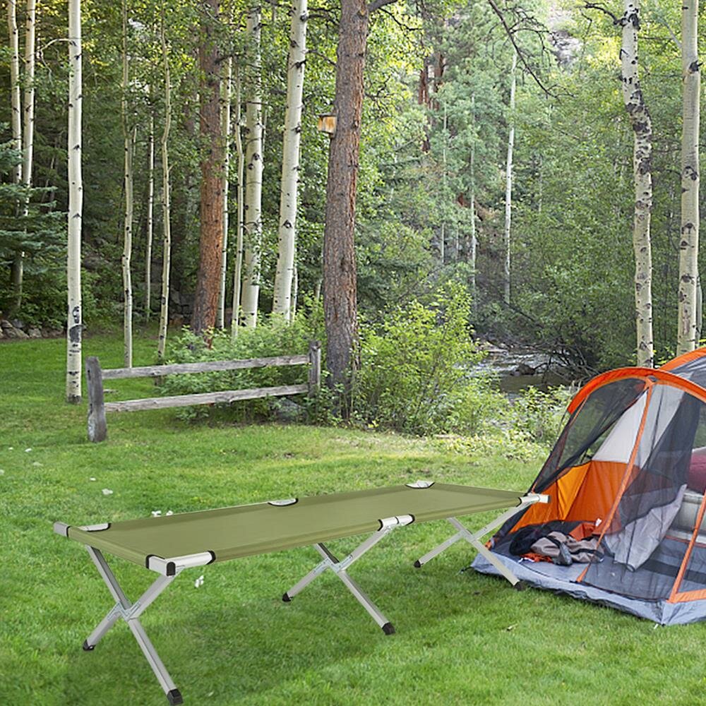 Ubesgoo Portable Military Folding Camping Cot  Reviews | Wayfair