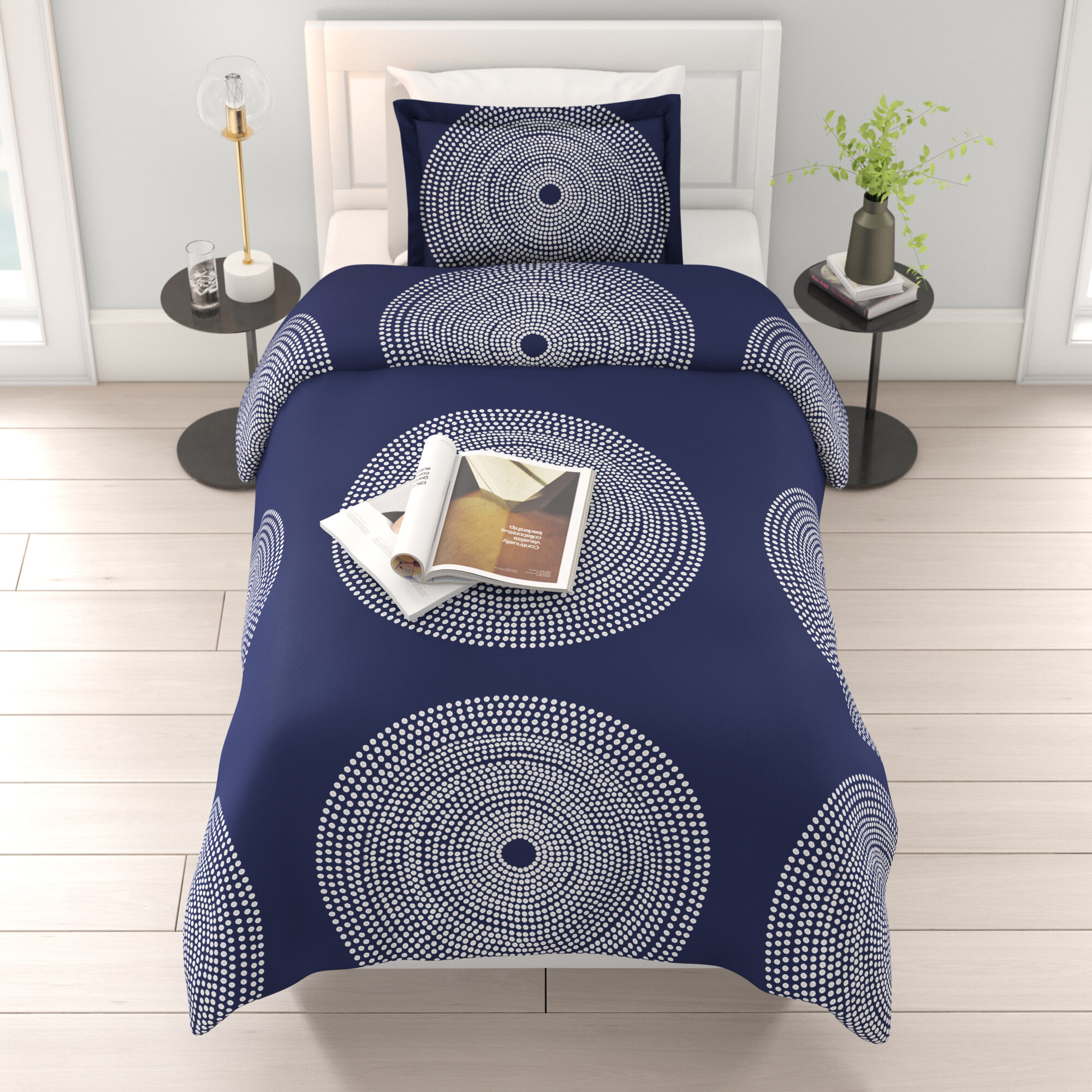 Marimekko Fokus Standard Cotton 200 TC Reversible Modern & Contemporary  Comforter Set & Reviews - Wayfair Canada