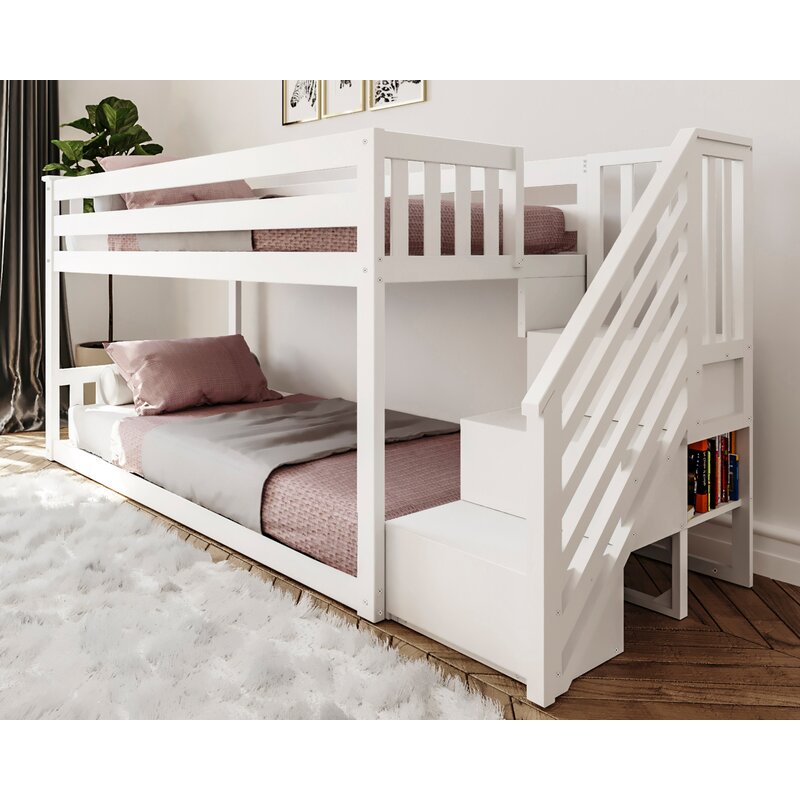 Harriet Bee Kean Twin Over Twin Bunk Bed Reviews Wayfair