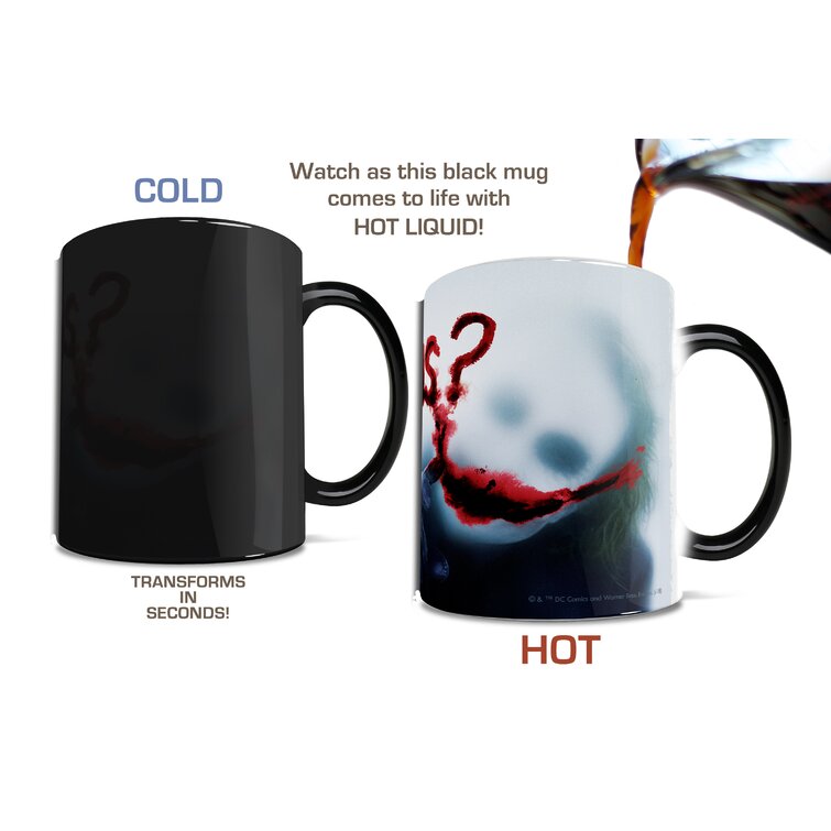 Joker Why So Serious 11oz Heat Sensitive Color Changing Ceramic Mug/Cup