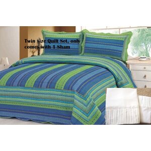 Tawnya 5 Piece Reversible Quilt Set