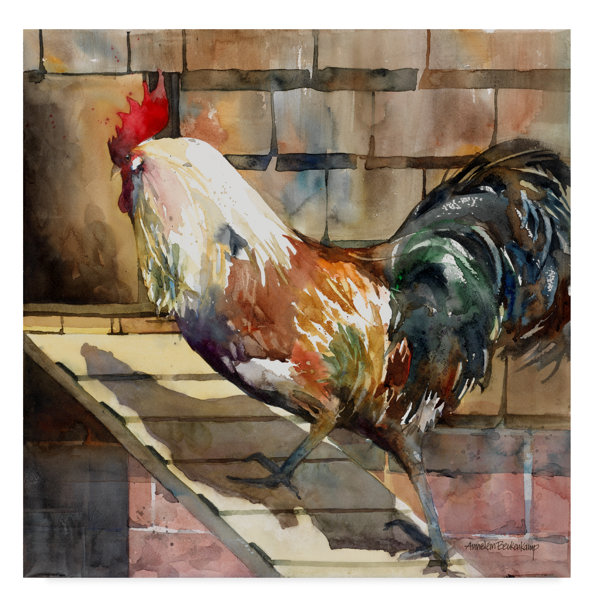 Trademark Art Walking The Plank Watercolor Painting Print On