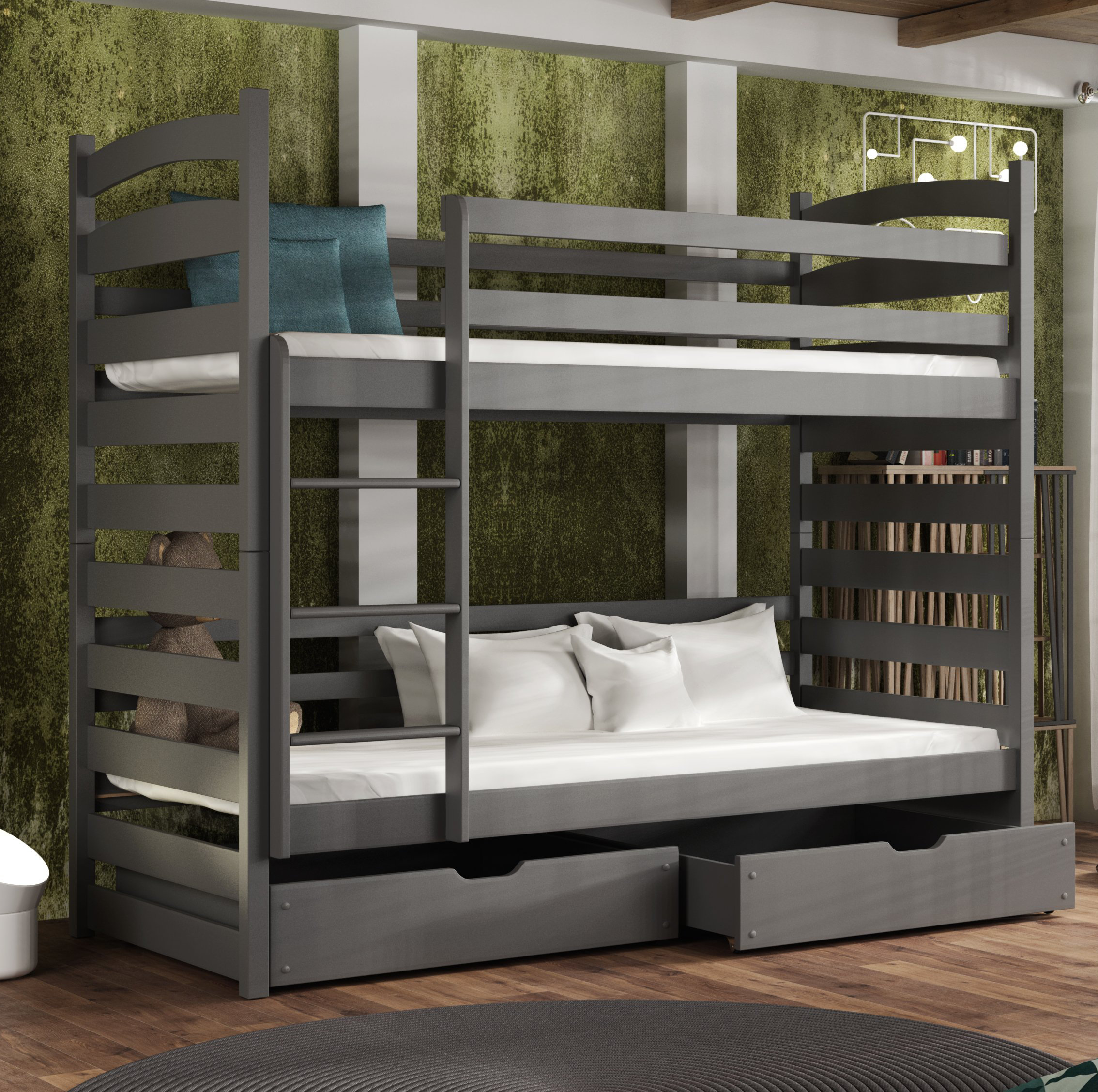 cheap bunk beds with storage