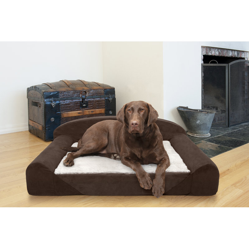 Tucker Murphy Pet Kersten Faux Fur And Suede Luxury Edition