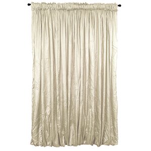 Balloon Drapery Solid Semi-Sheer Single Curtain Panel