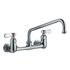 Laundry Double Handle Wall Mount Utility Faucet