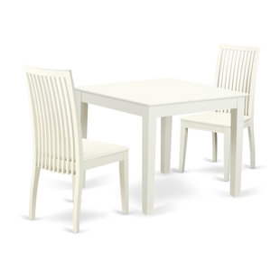 Cobleskill 3 Piece Breakfast Nook Solid Wood Dining Set