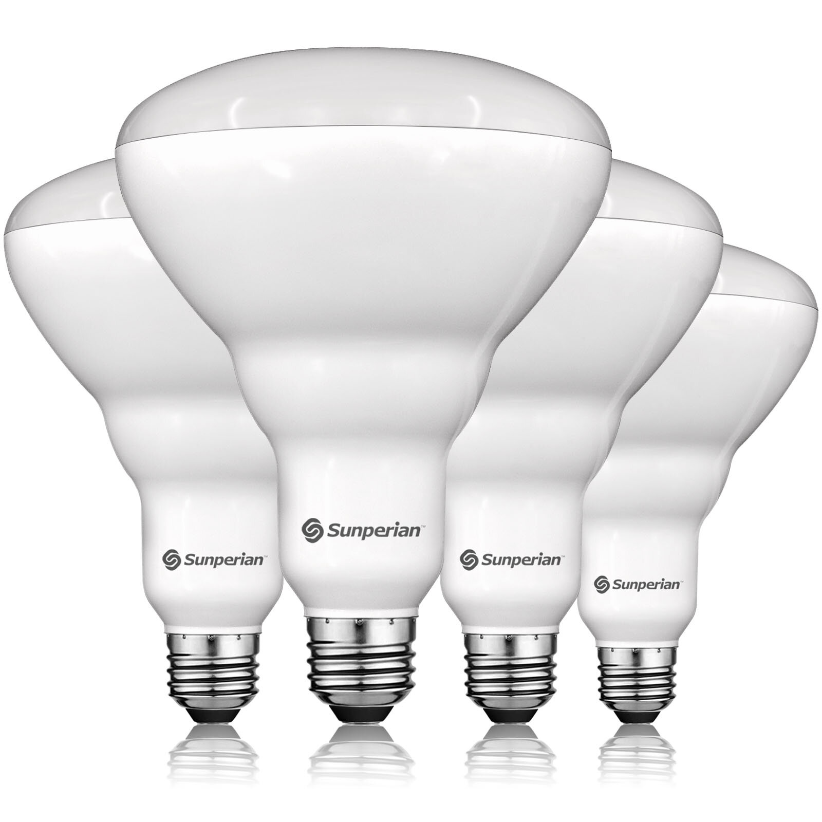 Sunperian Watt (85 Watt BR40 LED, Dimmable Light Bulb, E26/Medium Base |