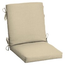 Details about  / High Back Chair Cushion Seat Pad Removable Cover Patio Garden Outdoor Backrest