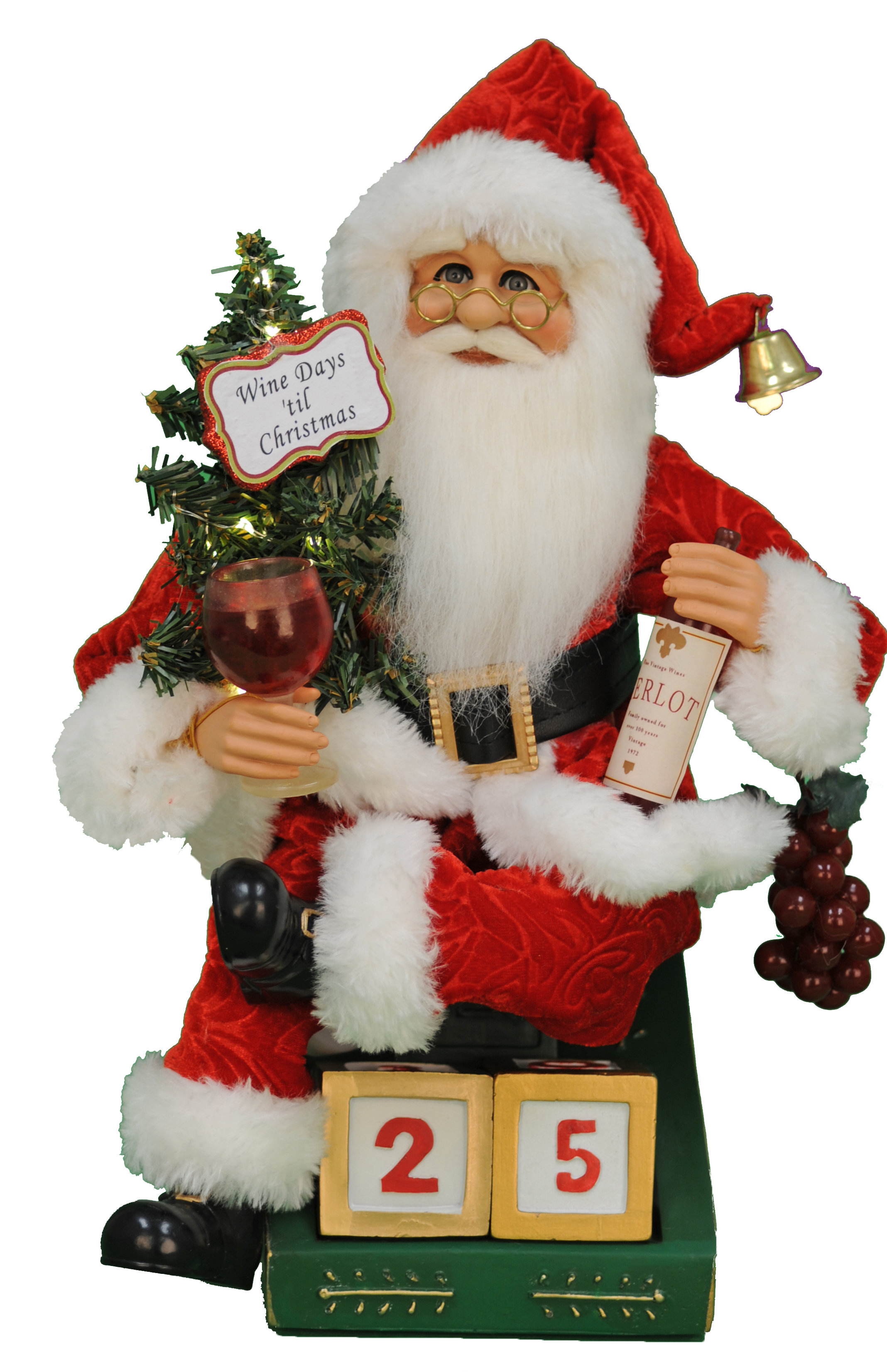 Karen Didion Lighted Wine Days Santa Wayfair