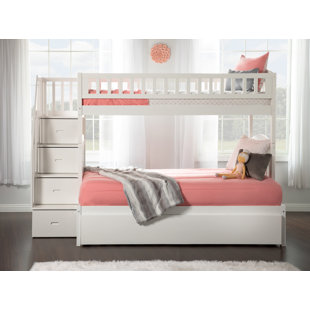 Simmons Staircase Bunk Twin over Full Bed by Harriet Bee