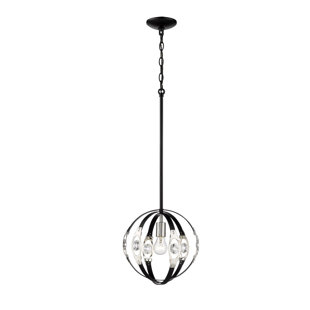 Go to store & view more images Hattaway 1-Light Globe Pendant by Charlton Home