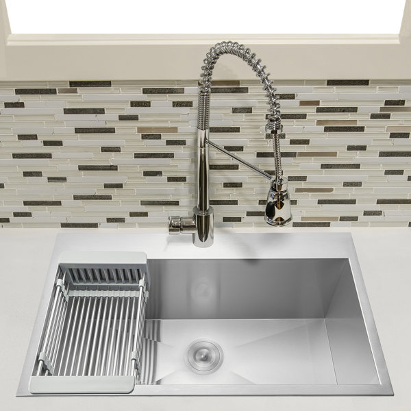 Adjustable Sink Tray Wayfair About to buy a double sink for kitchen reno when i suddenly realised it didn't have a draining board. adjustable sink tray