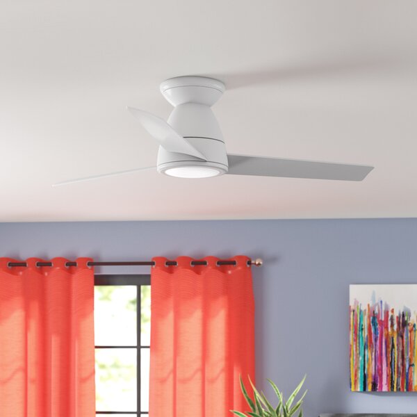 3 Blade 20'' Modern Ceiling Fan Cool Wind Low Noise 4400mAh Li-ion Rechargeable 