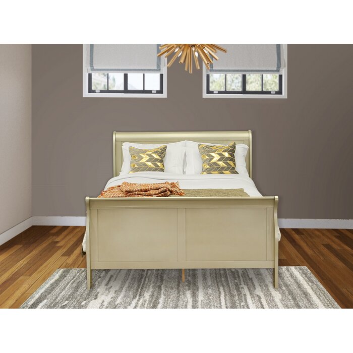 Lark Manor Axel Solid Wood Bed & Reviews 