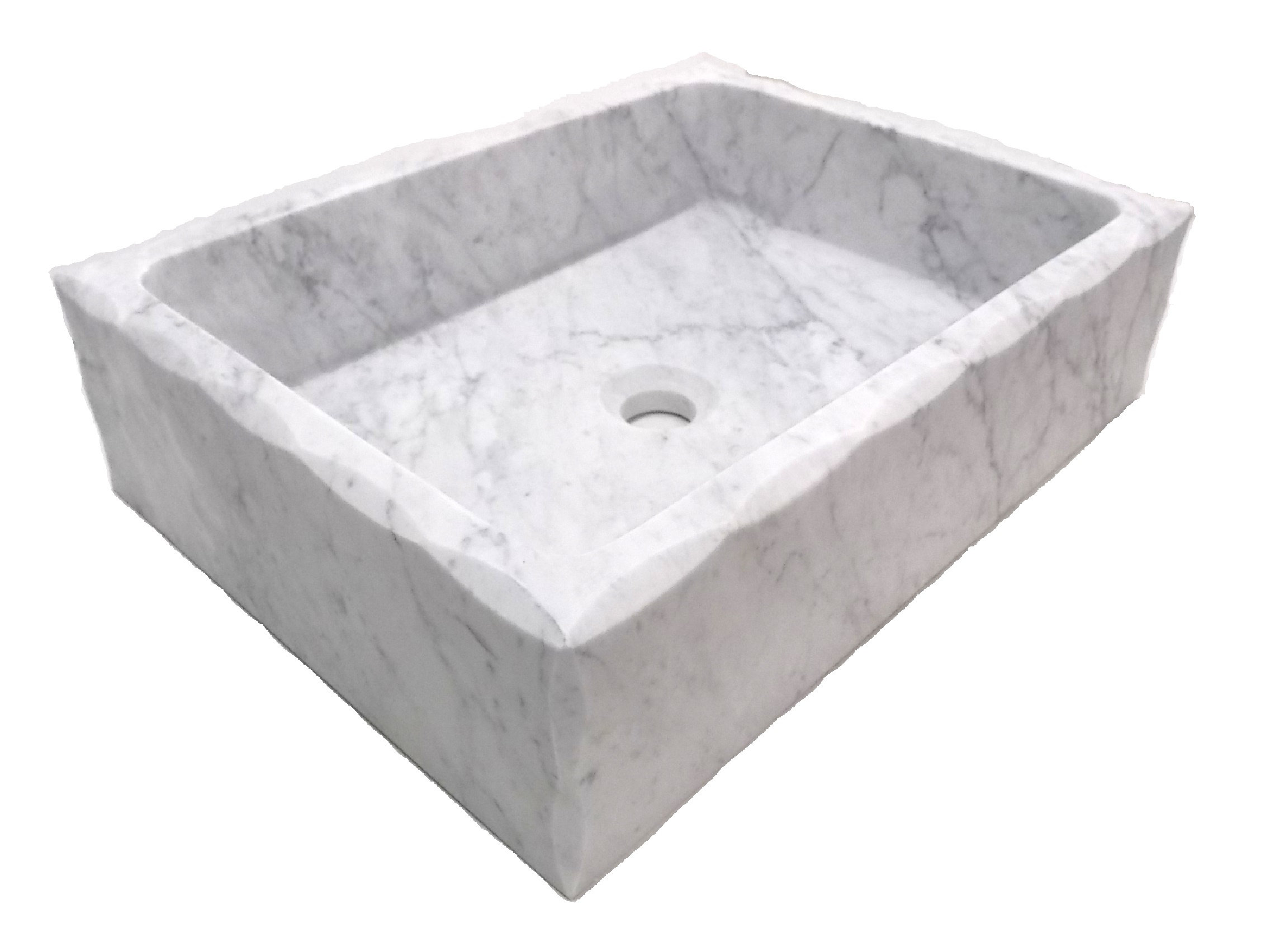 Edenbath Honed Antique Carrara Marble Rectangular Vessel Bathroom Edenbath Honed Antique Carrara Marble Rectangular Vessel Bathroom Sink Wayfair