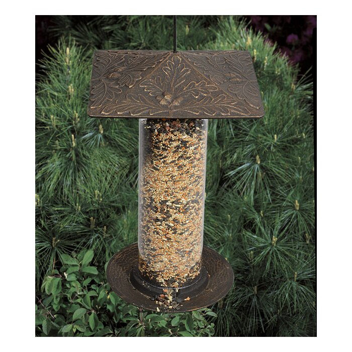 Whitehall Products Oakleaf Tube Bird Feeder Wayfair