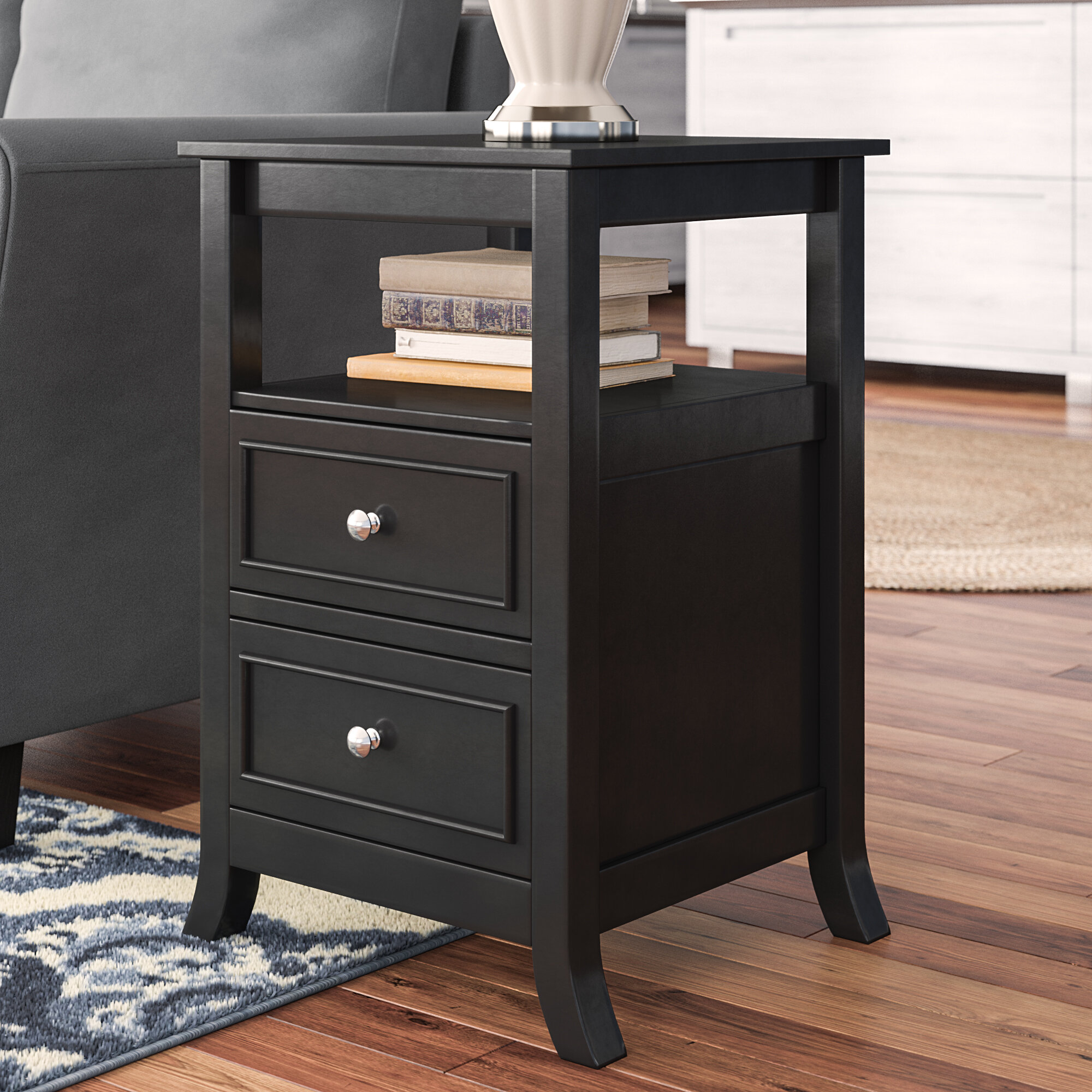 end tables with drawers