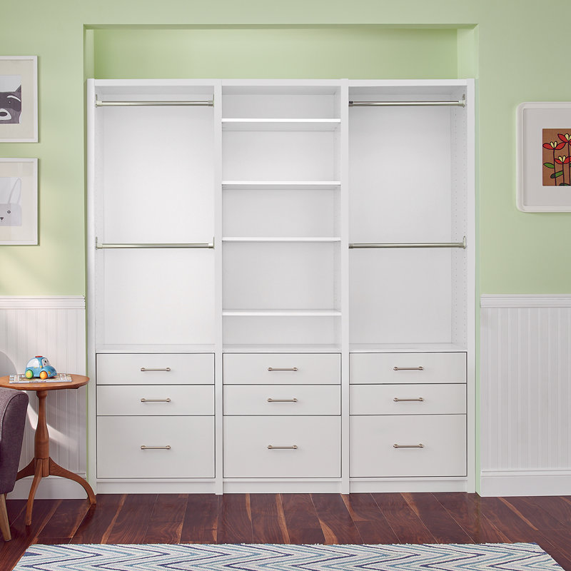 Closetmaid Spacecreations 78 W Closet System Reviews Wayfair