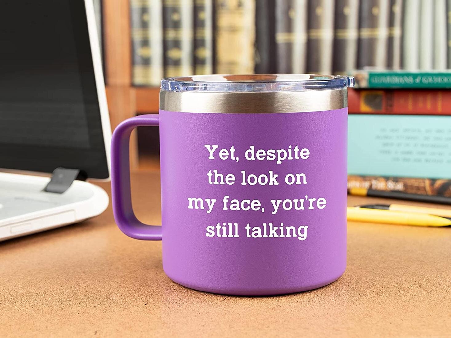 AND YET DESPITE THE LOOK ON MY FACE SARCASTIC FUNNY NOVELTY MUG CUP GIFT 
