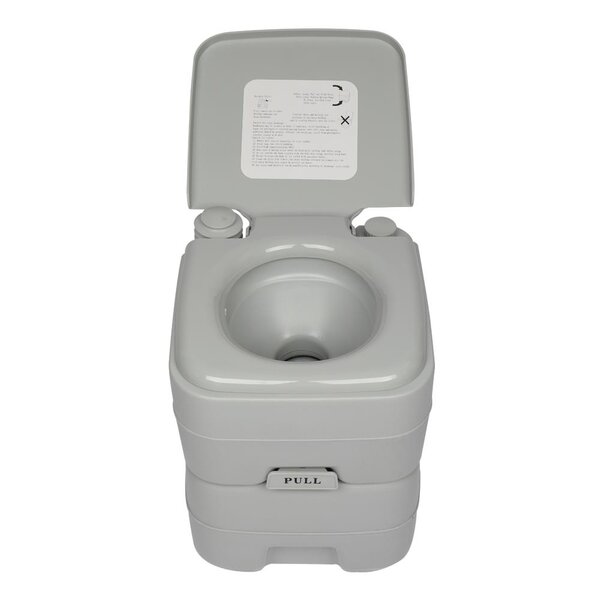 Travel Trips,Hiking Boating Road-tripping Macerating toilet 3 Gallon Waste Tank marine toilet Portable Indoor Outdoor Toilet Compact Double-outlet Commode for Camping 