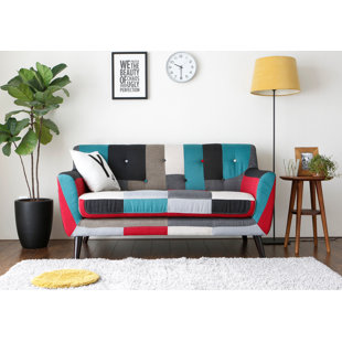 Gerold Checkered Loveseat by Wrought Studio No Copoun