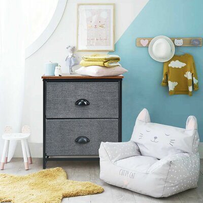 Ebern Designs Schatz 2 Drawer Metal Nightstand Ebern Designs Color Black From Wayfair North America Daily Mail