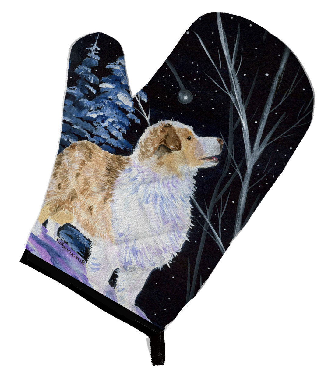 Red Barrel Studio® Bernadeta Australian Shepherd Oven Mitt Wayfair