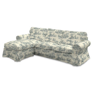 Schonbezug Birger für Zweisitzersofa mit Chaise..