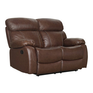 Go to store & view more images Red Barrel Studio Lahti Leather Reclining Loveseat
