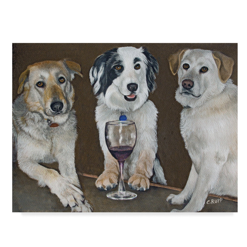 Winston Porter The Bar Girls Acrylic Painting Print On Wrapped