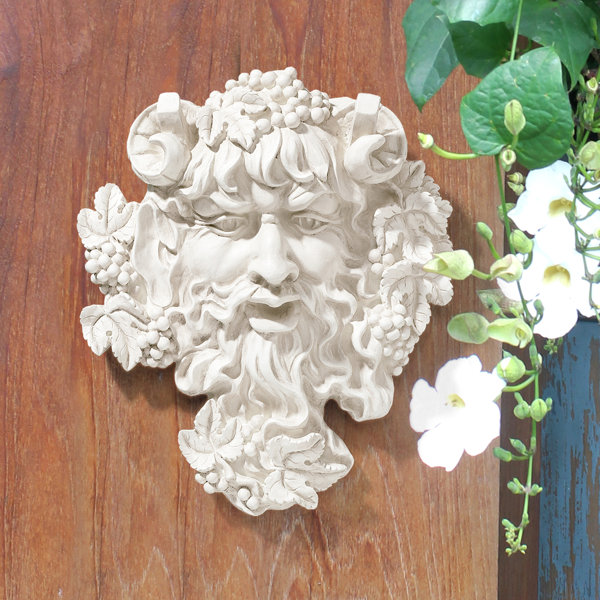 Design Toscano Bacchus God Of Wine Greenman Wall Decor Reviews