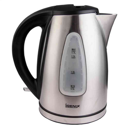 Cordless 1.7L Stainless Steel Electric Kettle Igenix