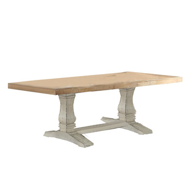 Mirabella Solid Wood Dining Table Rosalind Wheeler