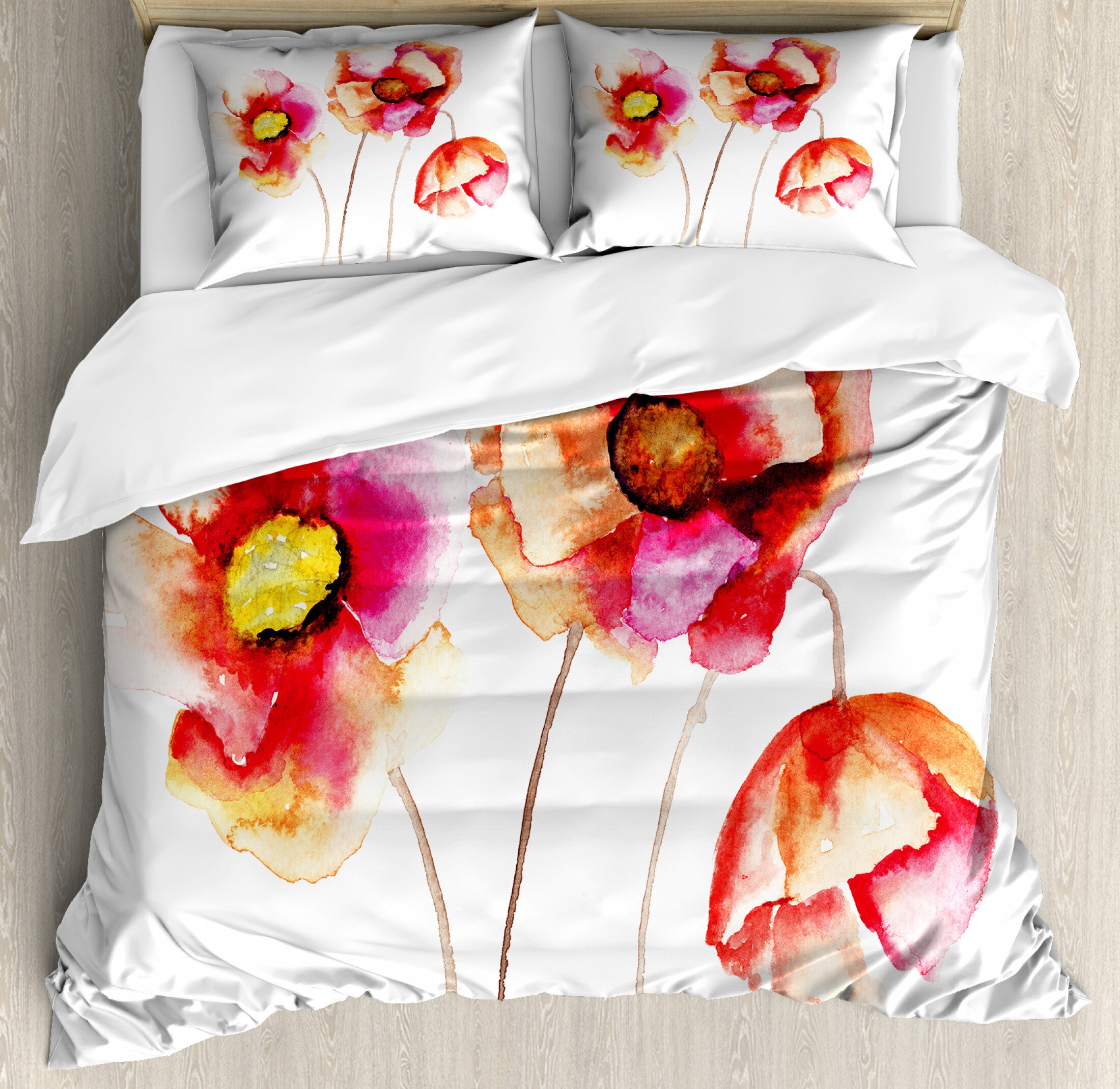 East Urban Home Poppy Duvet Cover Set Wayfair