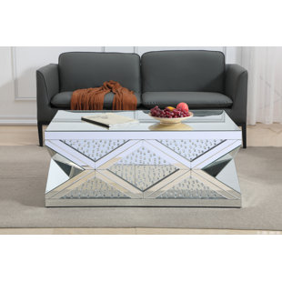 Aden Crystal Coffee Table by Rosdorf Park