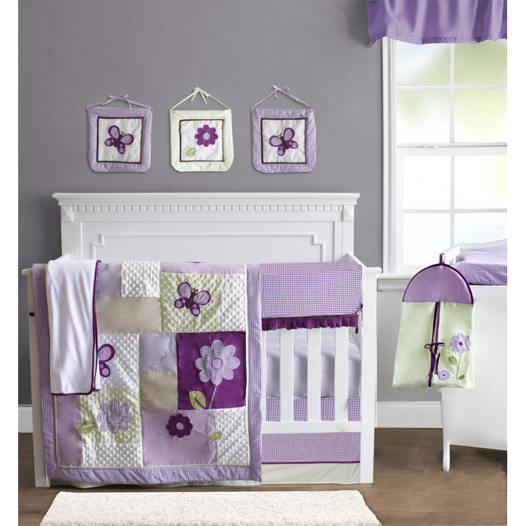 lavender crib sets