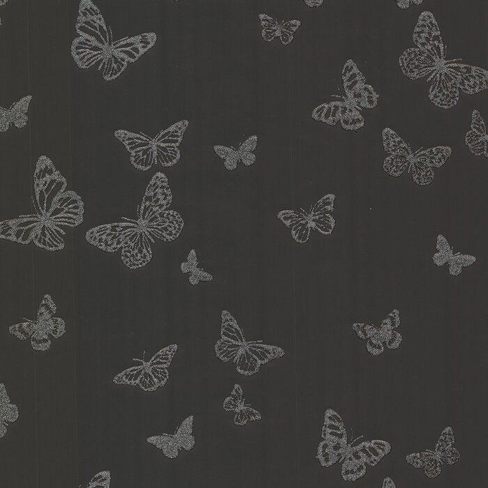 33 X 205 Pearl Butterfly Wallpaper