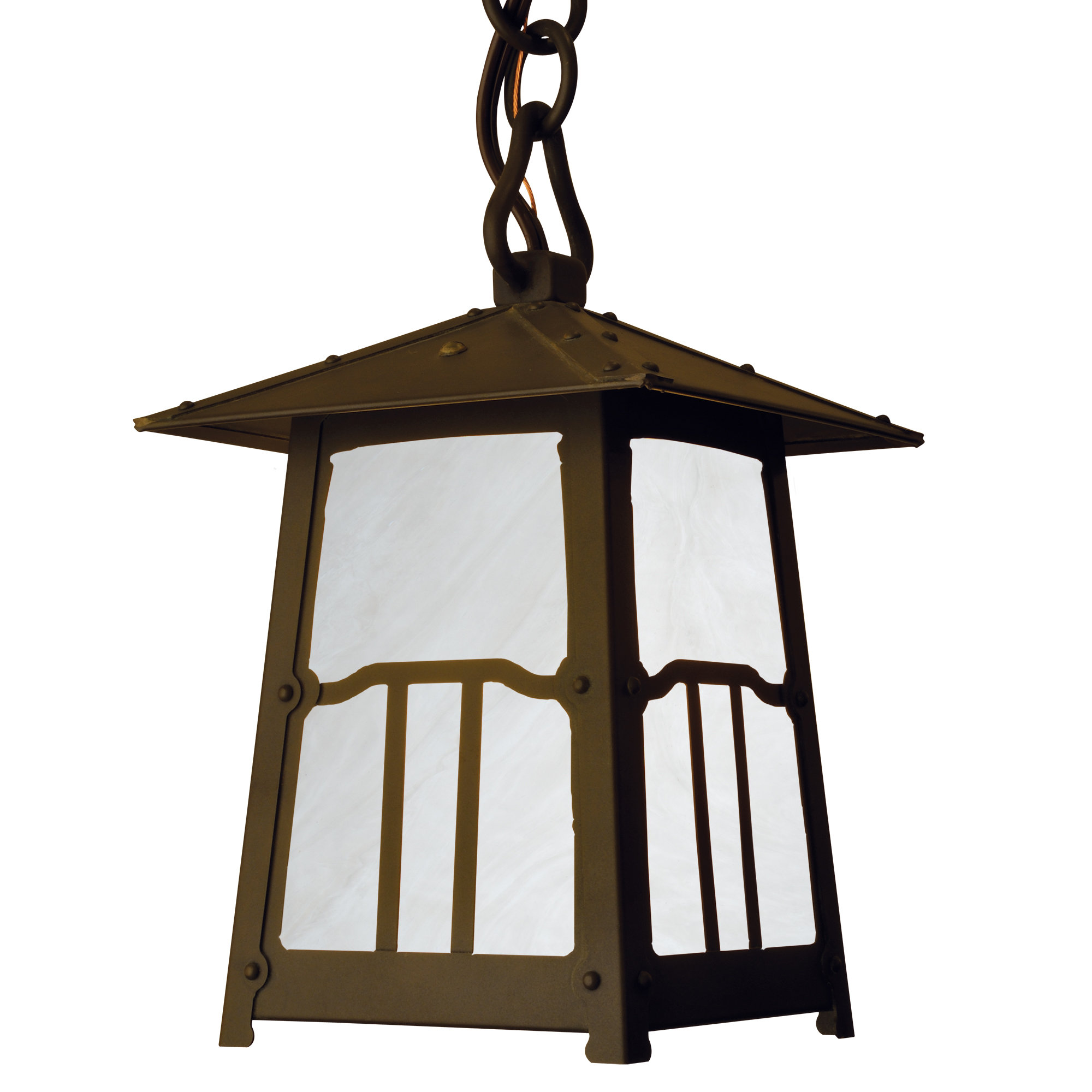 Loon Peak Cryal 1 Light Lantern Geometric Pendant Wayfair