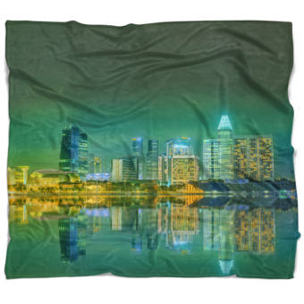 East Urban Home Cityscape Storm Above Paris Eiffel Tower Blanket Wayfair