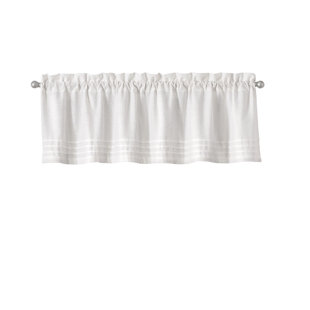 Black White Valances Kitchen Curtains You Ll Love Wayfair Quickview