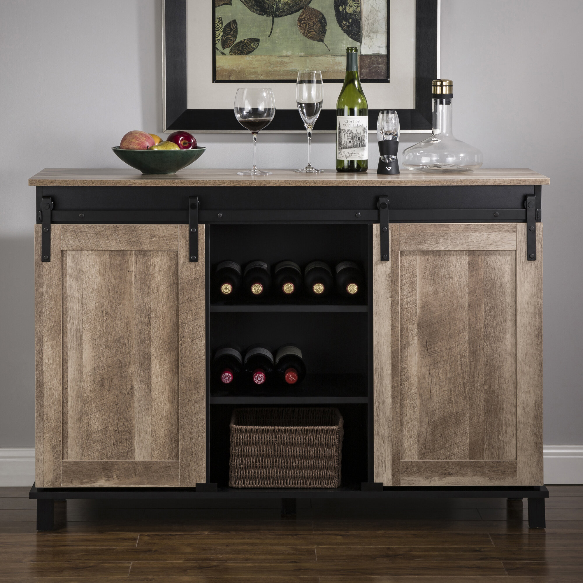 Laurel Foundry Modern Farmhouse Destin Wine Bar Cabinet Reviews Wayfair