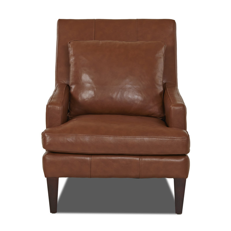 Wayfair Custom Upholstery Grant Leather Club Chair Reviews
