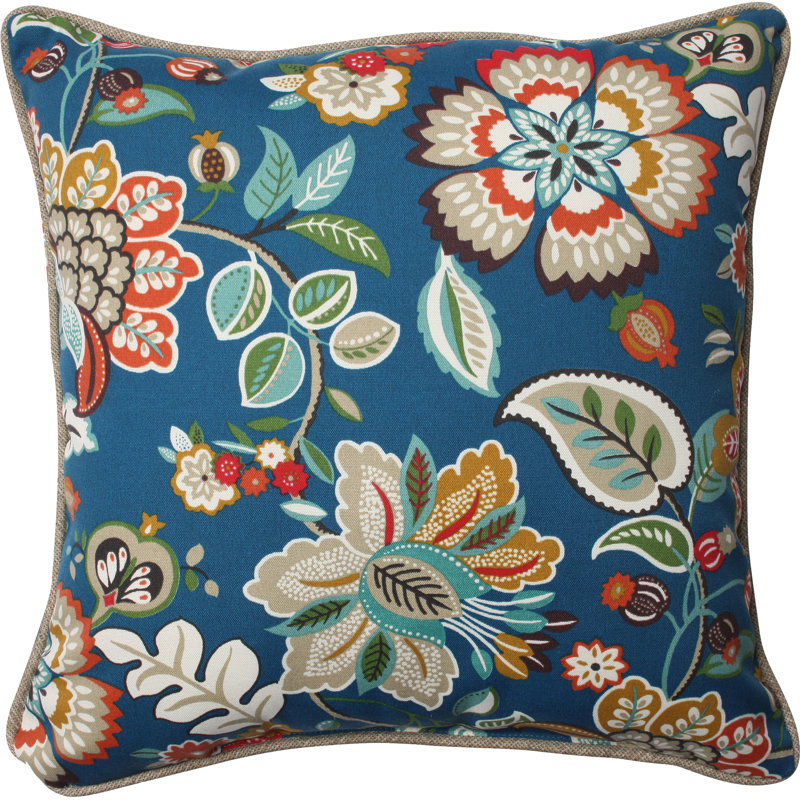 Telfair Peacock Indoor/Outdoor Throw Pillow